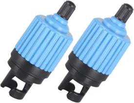 2Pcs Durable Kayak Air Adapter Inflatable Boat Converter for Sup Paddle Board Easy to Use Compressor Valve Nozzle High Efficiency Inflation Lightweight Design