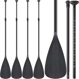 4 Set of 3 Pieces SUP Paddle Board Paddle Adjustable Paddleboard Paddle Lightweight Stand up Paddle Oar Aluminum Alloy Floating Replacement Paddle Adjustable Aluminum Alloy Shaft for Surfing