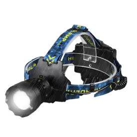 4*500W LED High Power Headlamp Powerful Headlight USB Rechargable Waterproof Super Bright Lantern Head Torch Fishlight