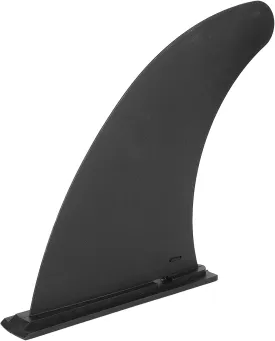 Aramox 9in Surf Fin,Black Fixed Socket Type Surfboard Center Stabilizer Attachment Paddle for Longboard Paddleboard