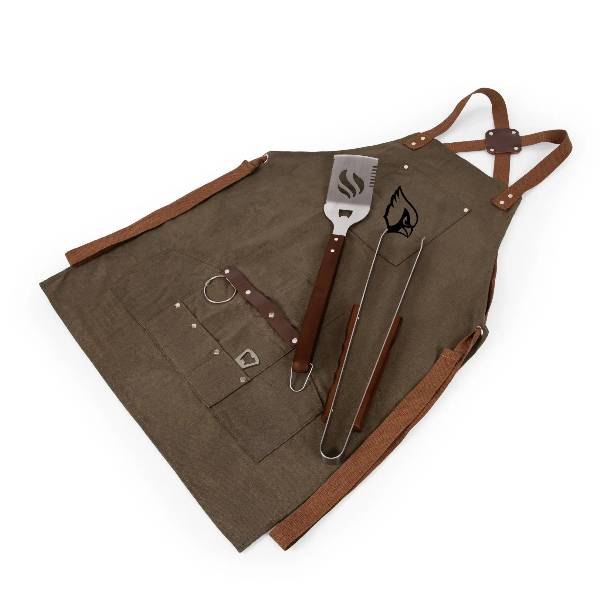 Arizona Cardinals - BBQ Apron with Tools & Bottle Opener