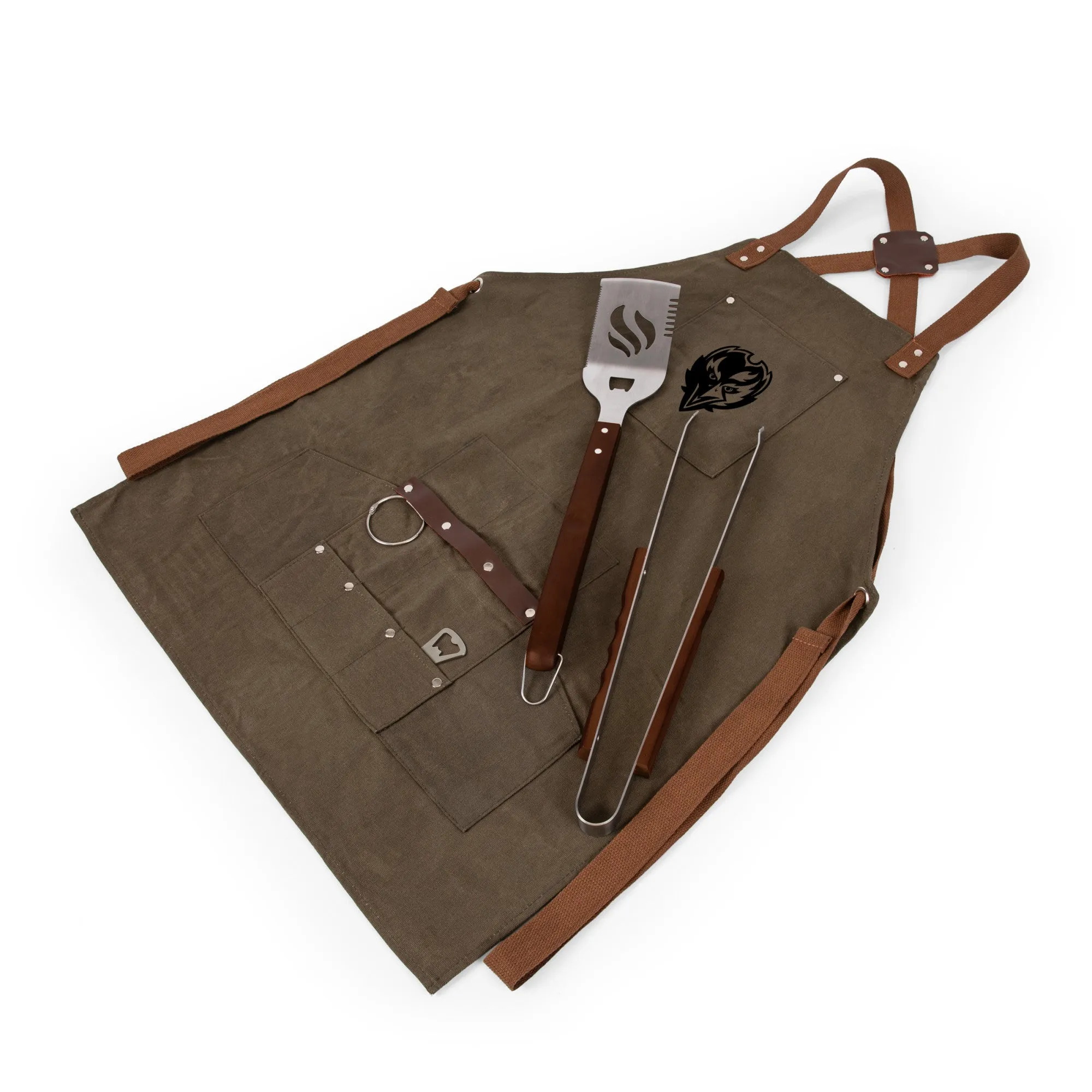 Baltimore Ravens - BBQ Apron with Tools & Bottle Opener