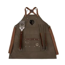 Baltimore Ravens - BBQ Apron with Tools & Bottle Opener