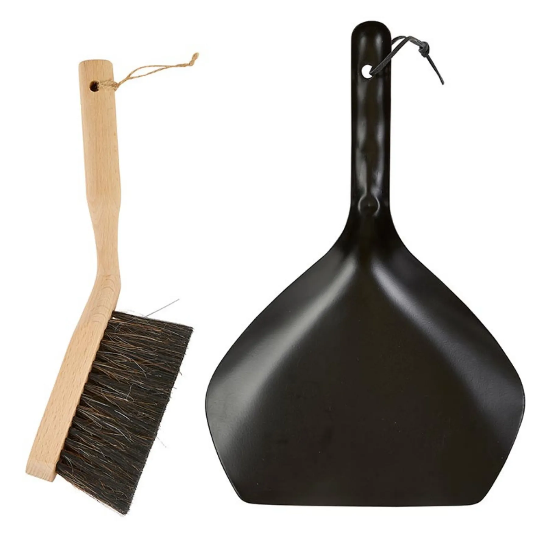 Bamboo Dust Pan Set