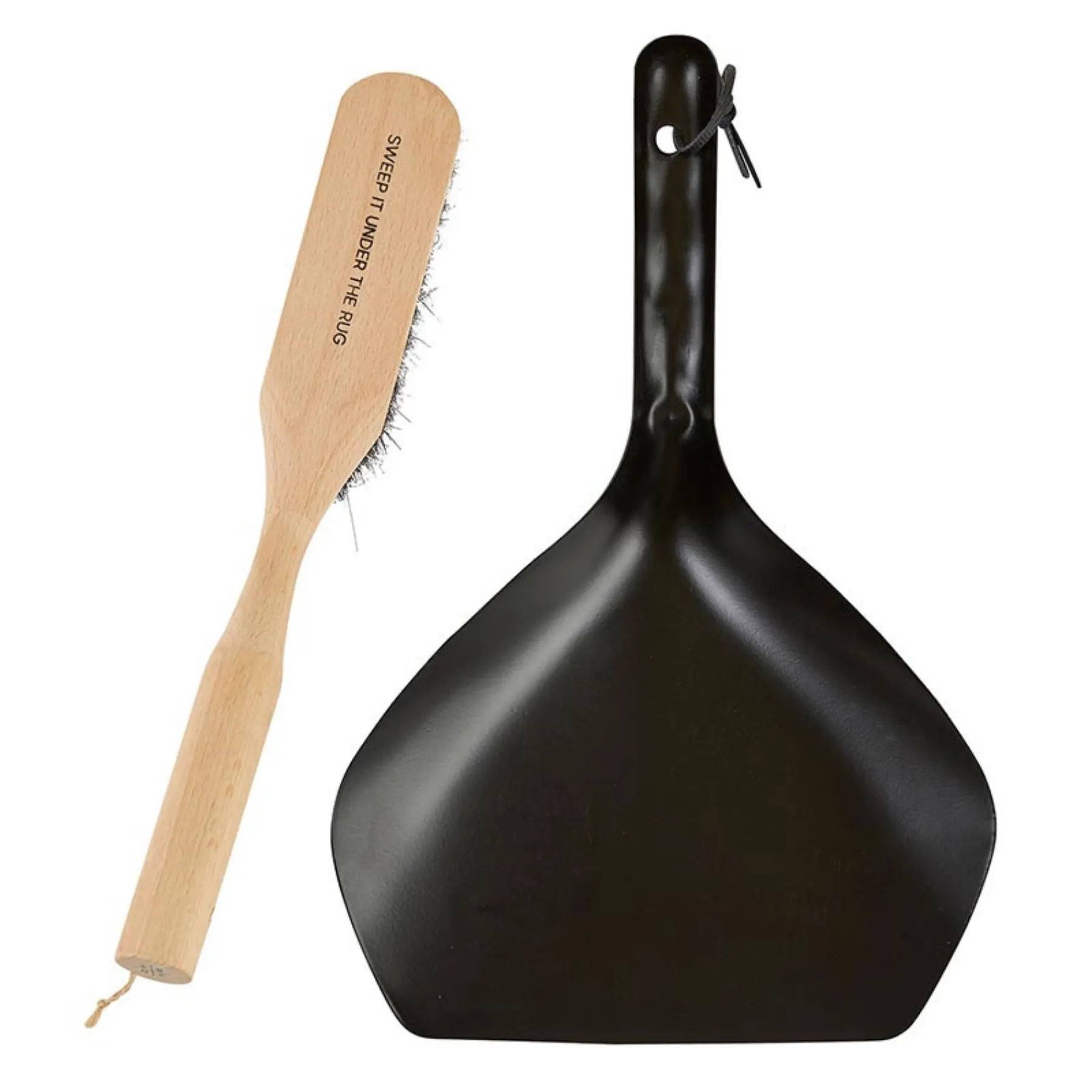 Bamboo Dust Pan Set