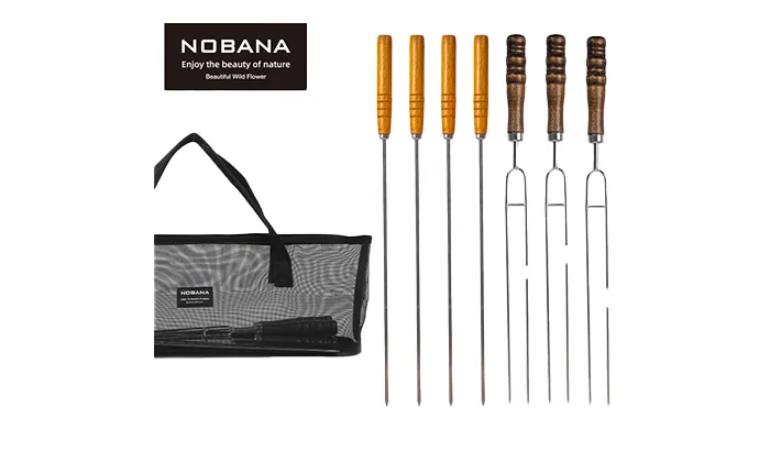 BBQ Barbecue Fork 7 Piece Set