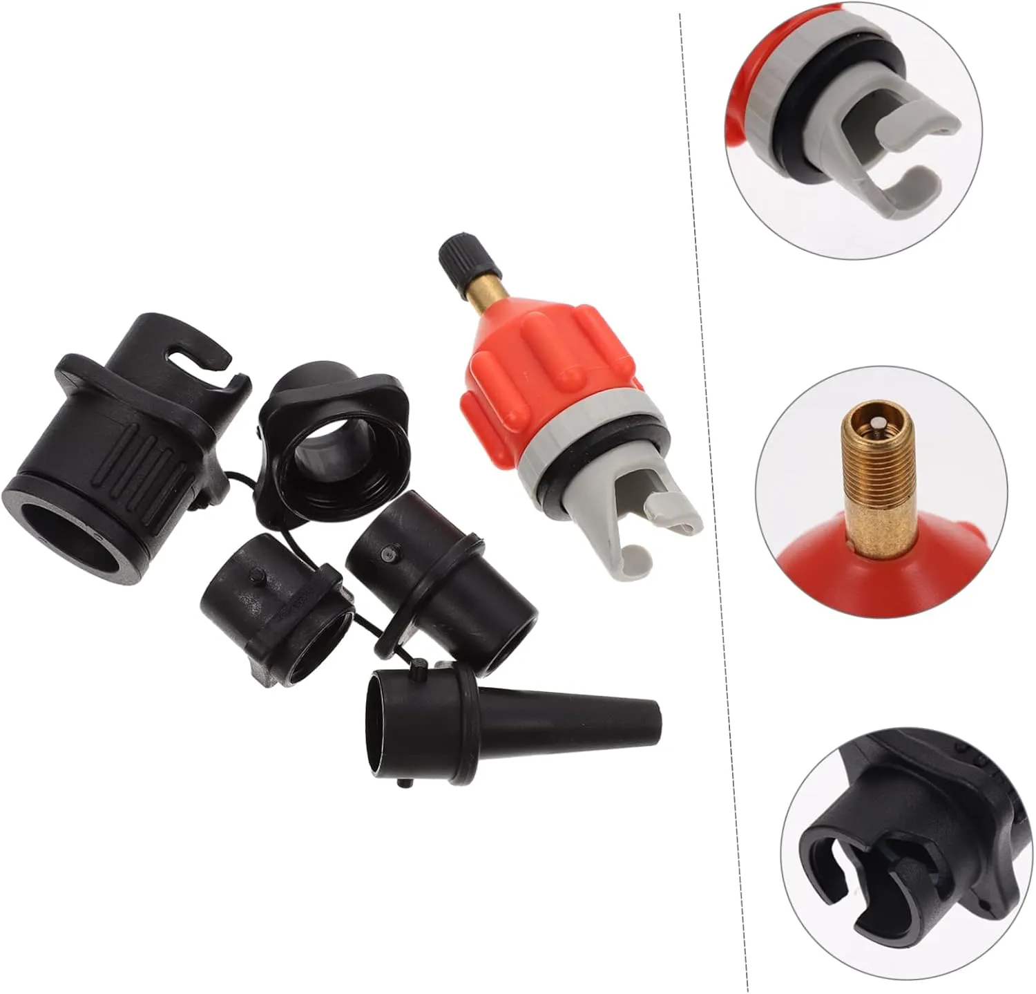 BESPORTBLE Air Valve Adapter Steamer Pump for Board Electric Tiny Pump Hand Air Pump for Inflatables Pump Adaptor