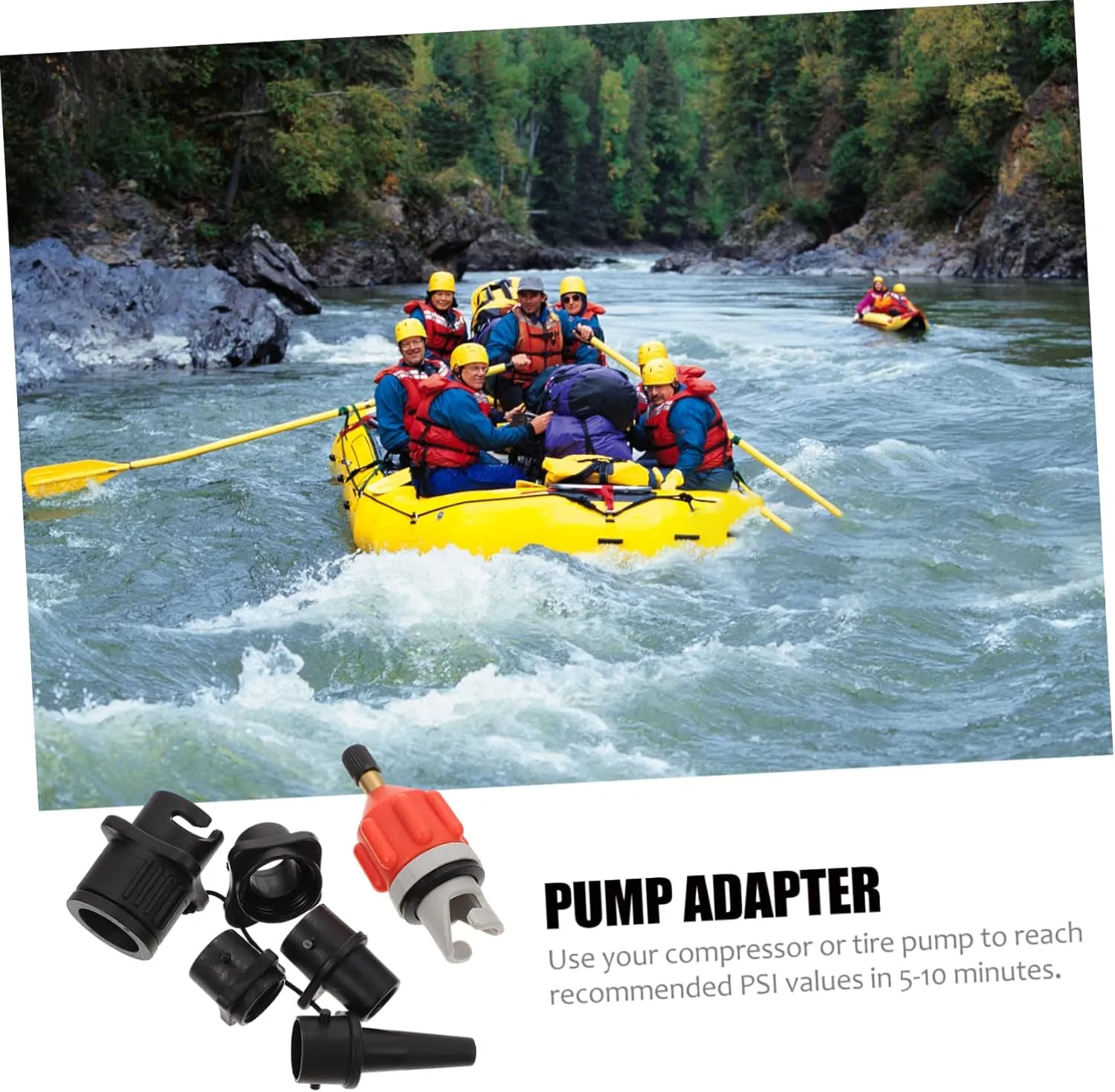 BESPORTBLE Air Valve Adapter Steamer Pump for Board Electric Tiny Pump Hand Air Pump for Inflatables Pump Adaptor