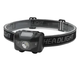 BORUiT 3W Powerfull Mini Headlamp Red Light LED Headlight 4-Mode Waterproof Head Torch Camping Hunting Flashlight AAA Battery