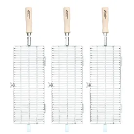 Brazilian Flame Rotisserie Grill Basket - Set