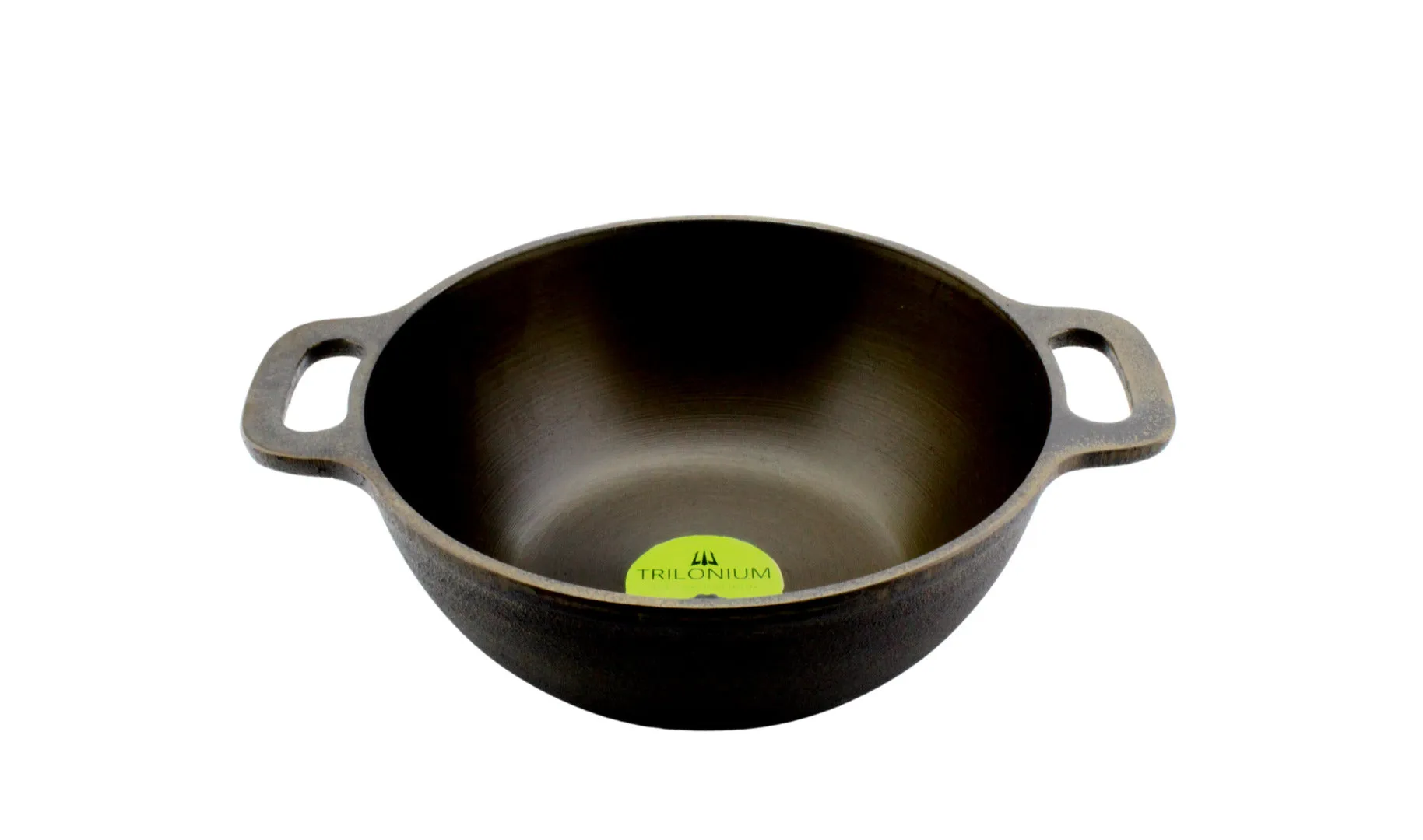 Cast Iron Kadai | Machined Smooth | 10 Inches | 2.54 Kgs | ButterMold