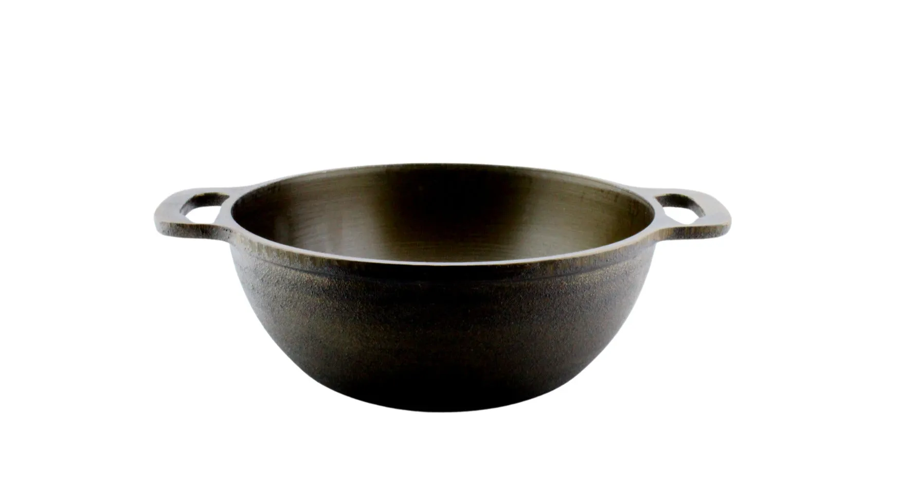 Cast Iron Kadai | Machined Smooth | 10 Inches | 2.54 Kgs | ButterMold