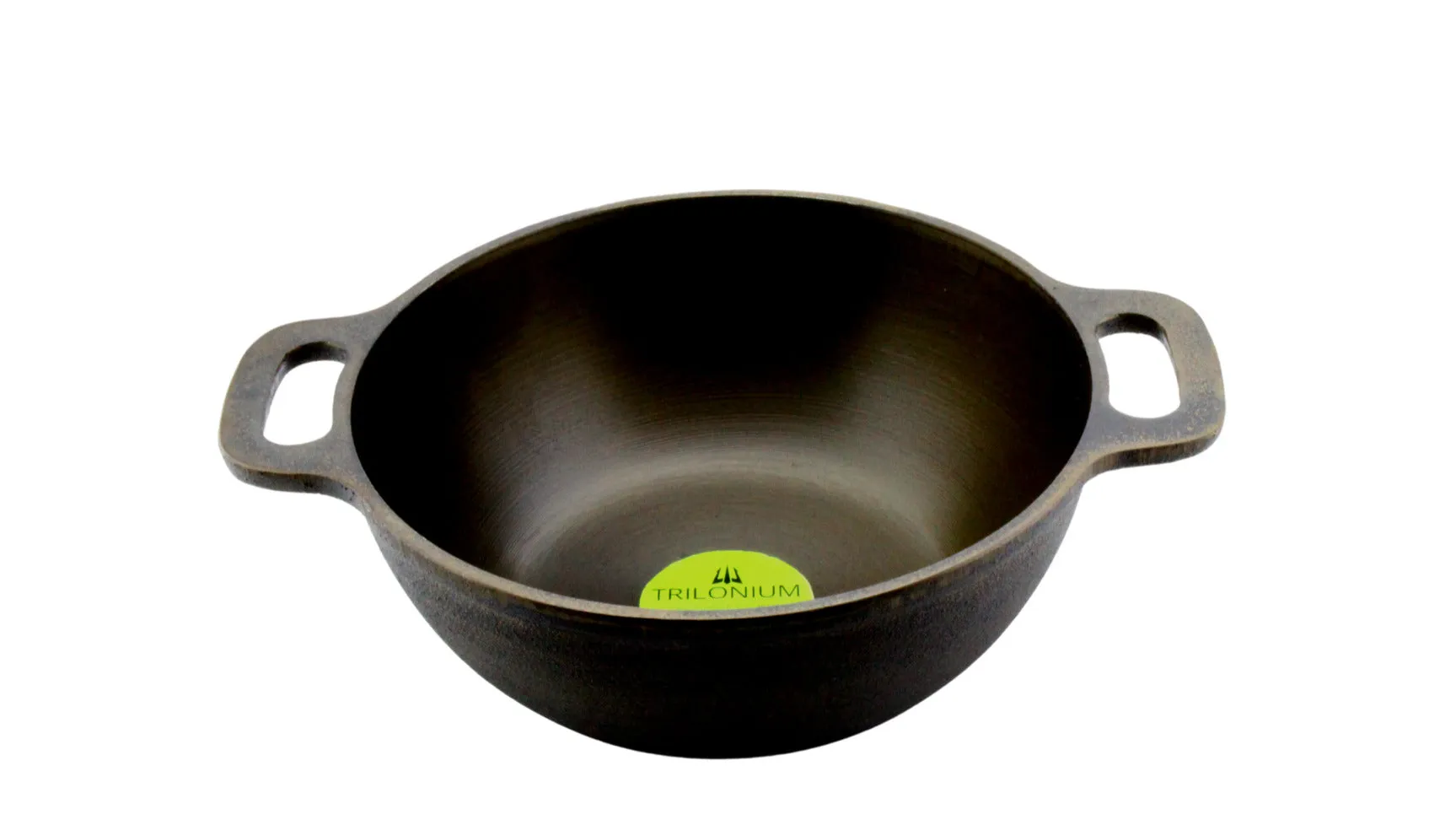 Cast Iron Kadai | Machined Smooth | 10 Inches | 2.54 Kgs | ButterMold