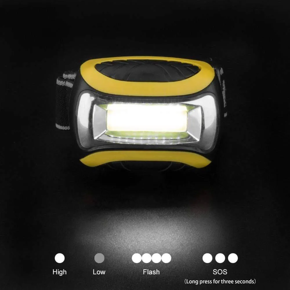 COB Mini LED Torch Lantern Headlight