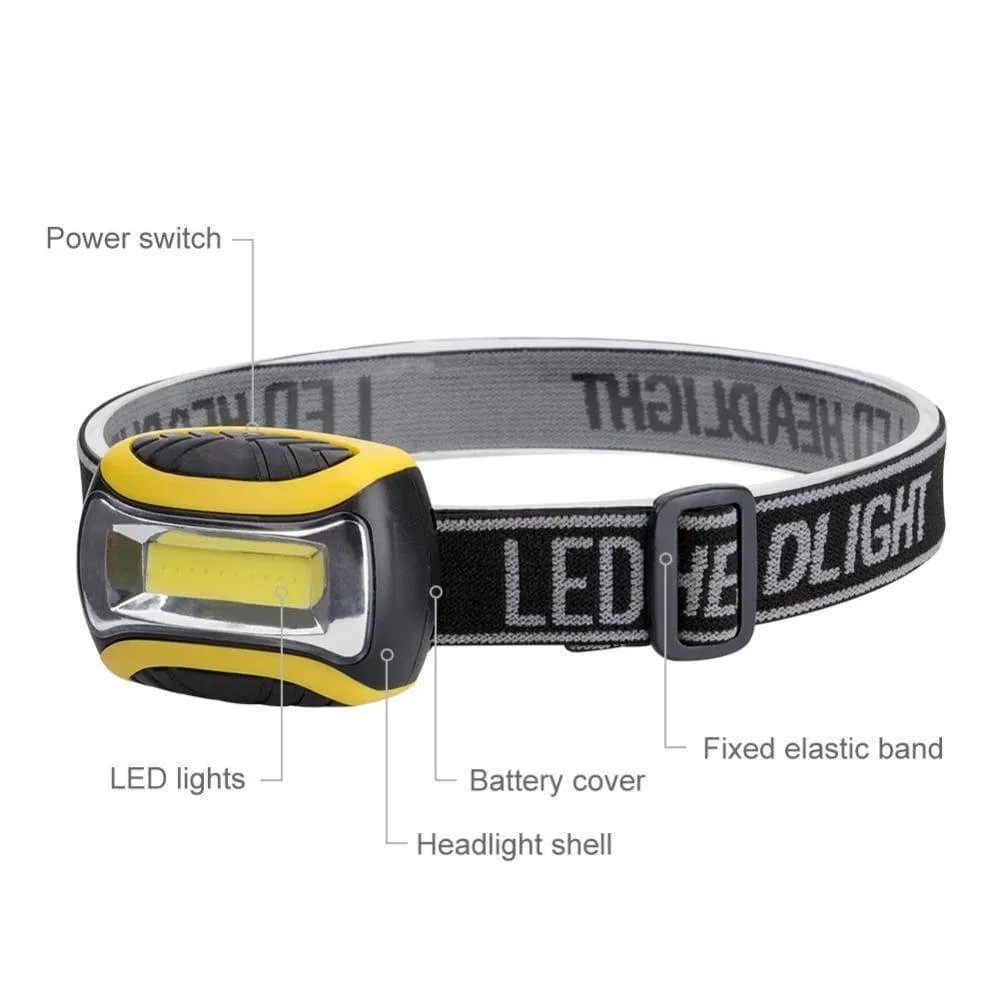 COB Mini LED Torch Lantern Headlight