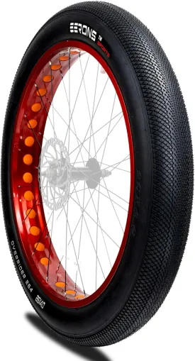 Fat Tire 26x4 for Bicycle, 60 TPI, Zero-Rolling Resistance, Folded Replacement Compatible with E-Bikes and Tricycles, Great Performance on Urban, Street, and Mountain. Puncture-Resistant Technology.