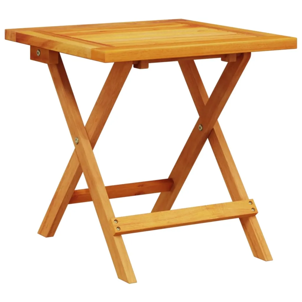 Folding Patio Chairs 2 pcs with Table Black Solid Wood