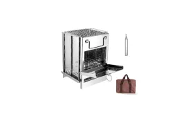 Folding Wood Burning Stove Blowpipe Kit