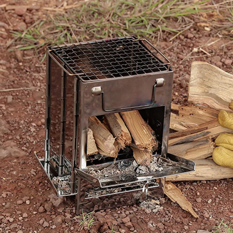 Folding Wood Burning Stove Blowpipe Kit
