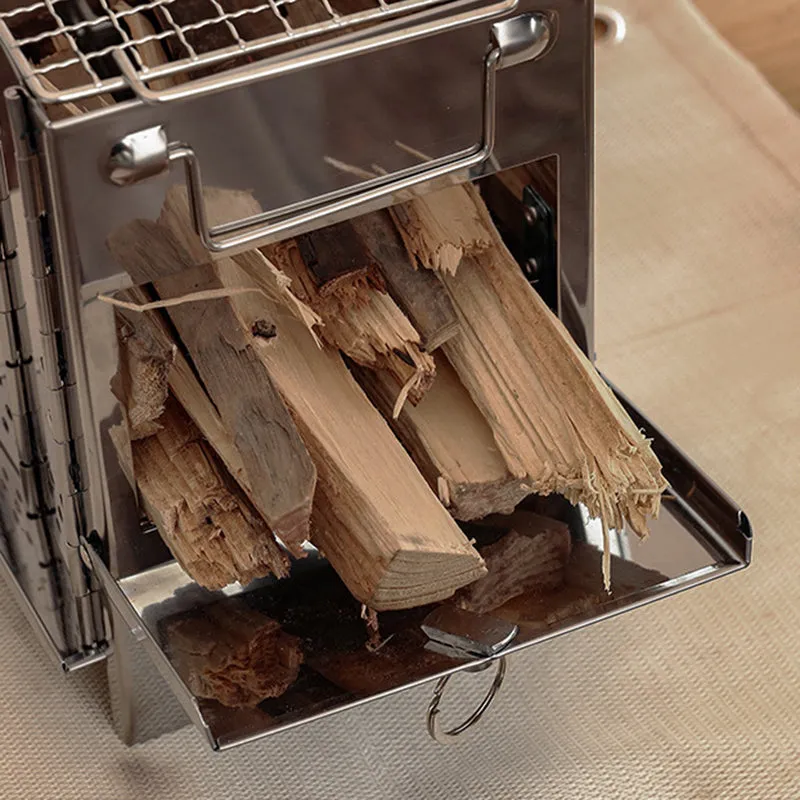 Folding Wood Burning Stove Blowpipe Kit