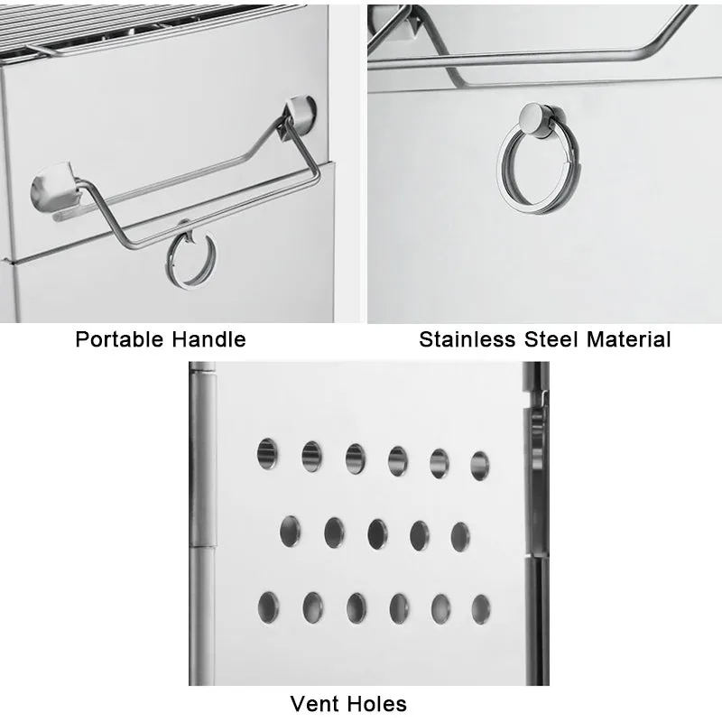 Folding Wood Burning Stove Blowpipe Kit