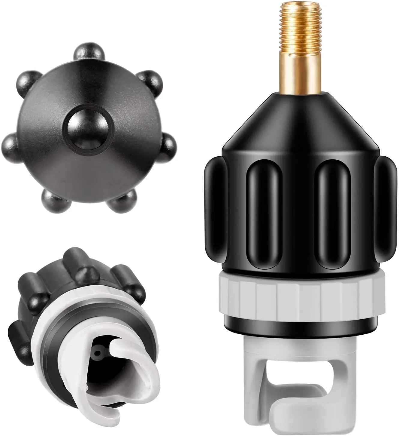 GPP Inflatable SUP Pump Adaptor Air Pump Converter SUP Air Pump Adaptor Standard Schrader Valve Air Adapter Kayak Accessories