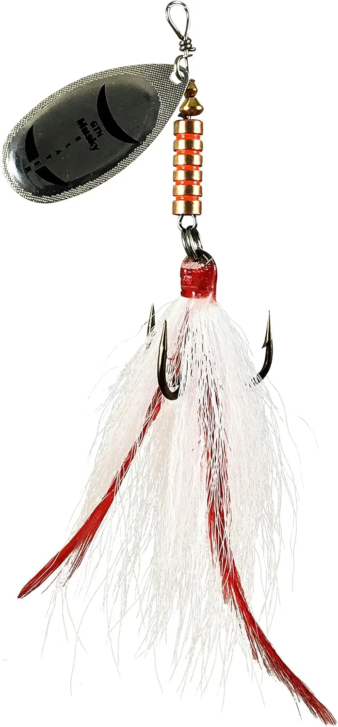 Guideline GTN Musky Slayer Tandem or Single, with Spinner Blade. (Chartreuse Black, Single)