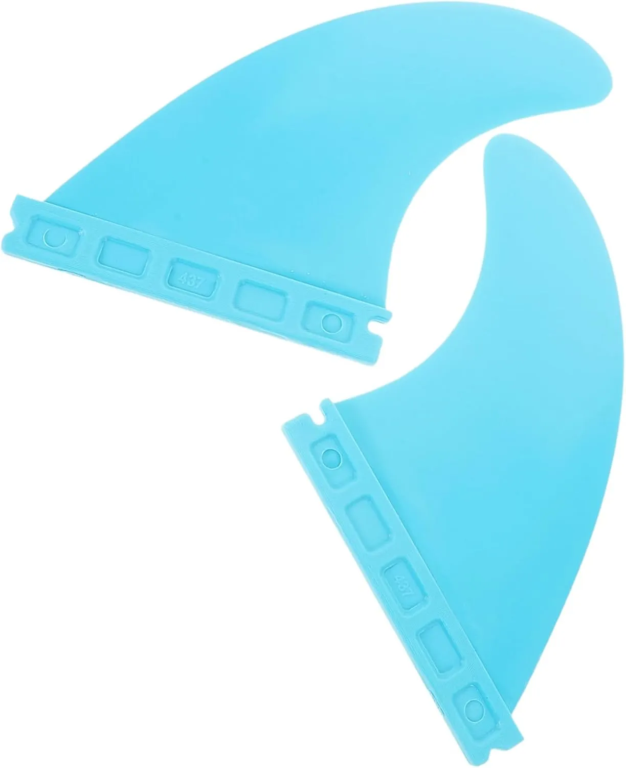HANABASS Inflatable Sup Fin Set 2 Pack Tail Fins for Surfboard Easy to Install Enhance Stability and Tracking