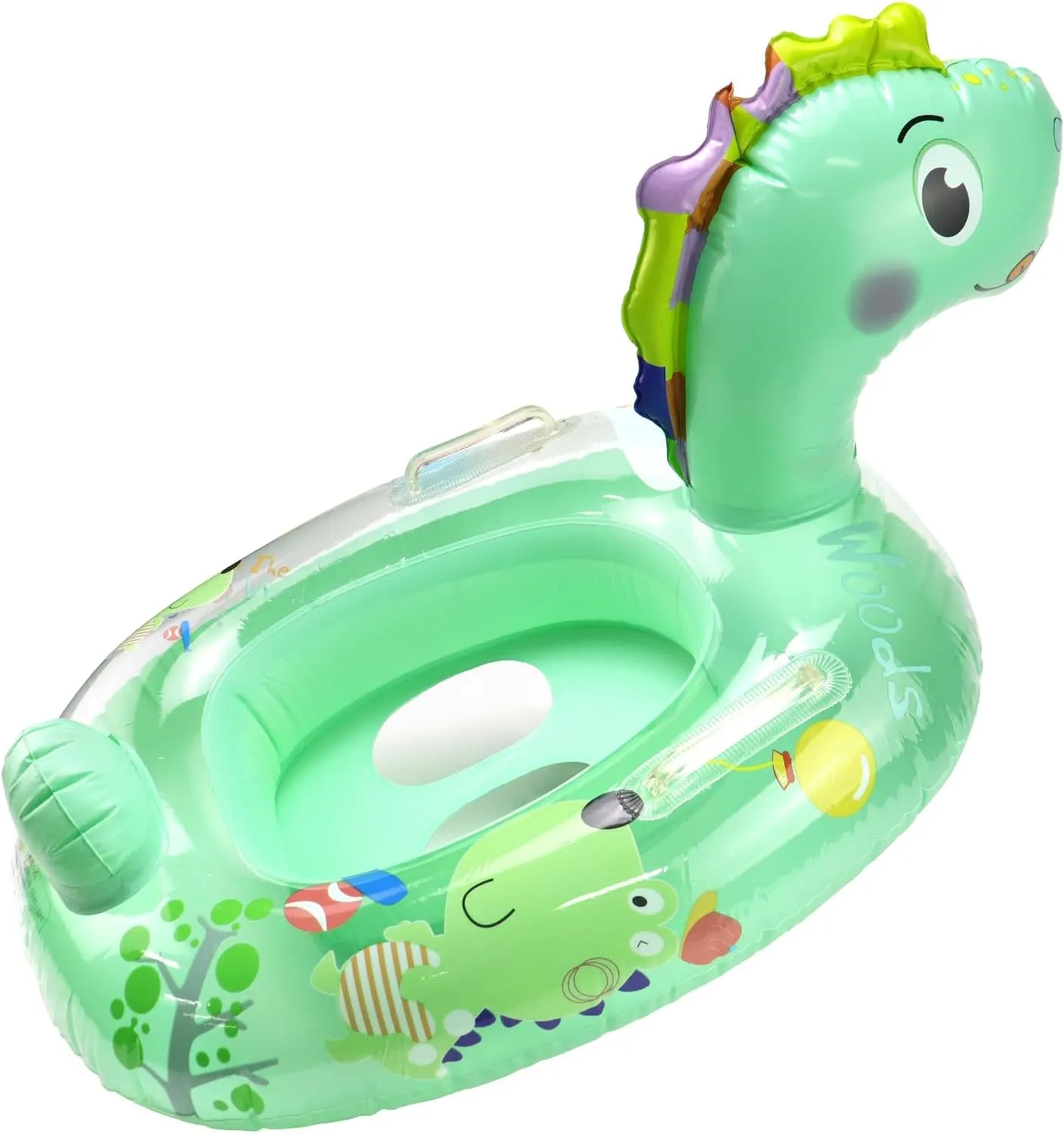 Inflatable Dinosaur Pool Floats, Kids Inflatable Float Raft with Handle, Pool Inflatable Floats for Kids, Summer Fun Swimming Pool Beach Toys Party Outdoor Decorations