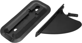 Inflatable Paddle Board Fin Replacement with Quick Release SlideIn Design - Plastic Surf and Longboard Center Fin for Enhanced Stability and Compatibility