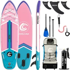 Inflatable Stand Up Paddle Boards, Inflatable Sup Board, Stand Up Paddle Boards for Adults, Ultra Stable Wide SUP for 2 1 People/Family/Big Size