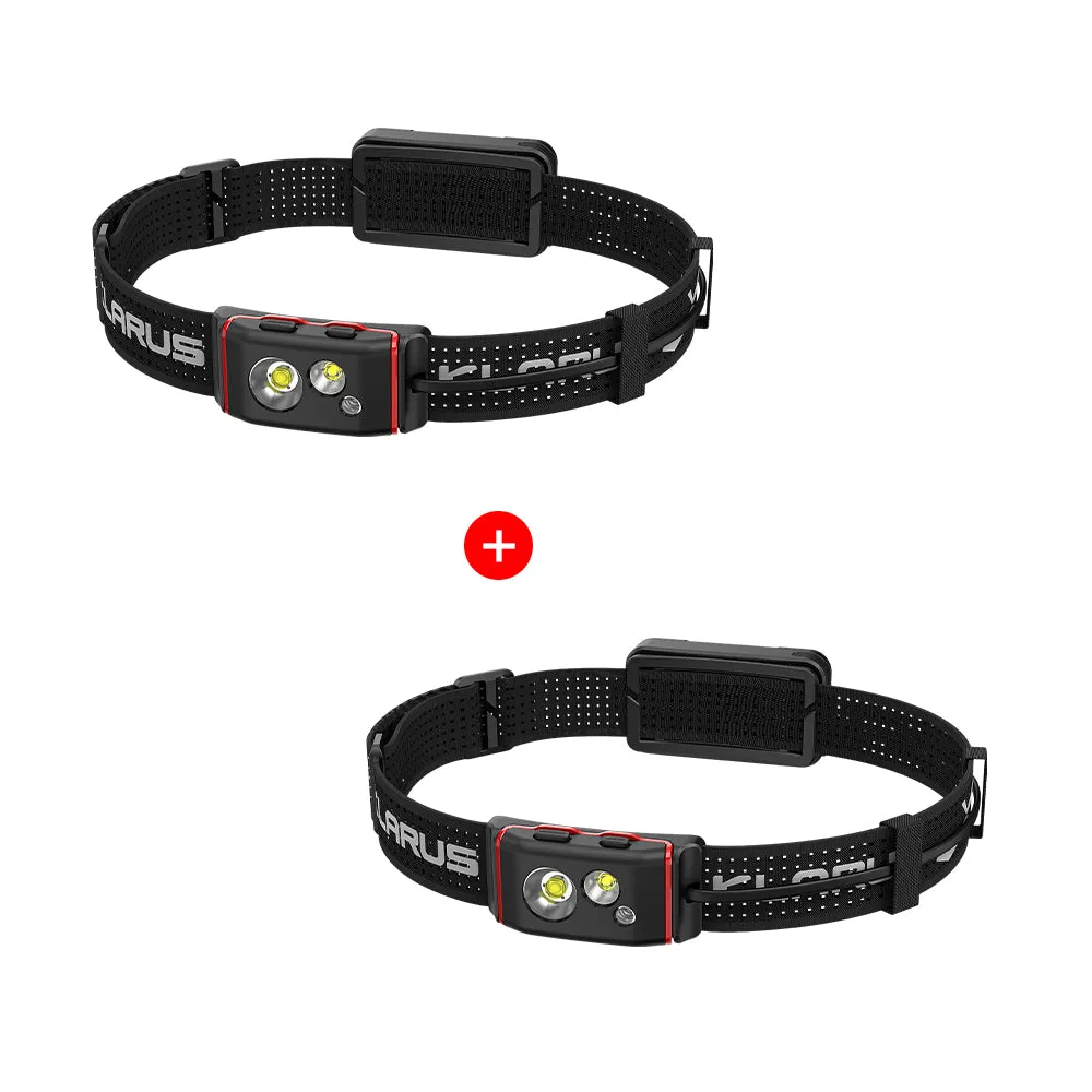 KLARUS HM5-V2 Ultra Thin Lightweight Trail Illuminator Headlamp 1900mAh for Night Running New Release