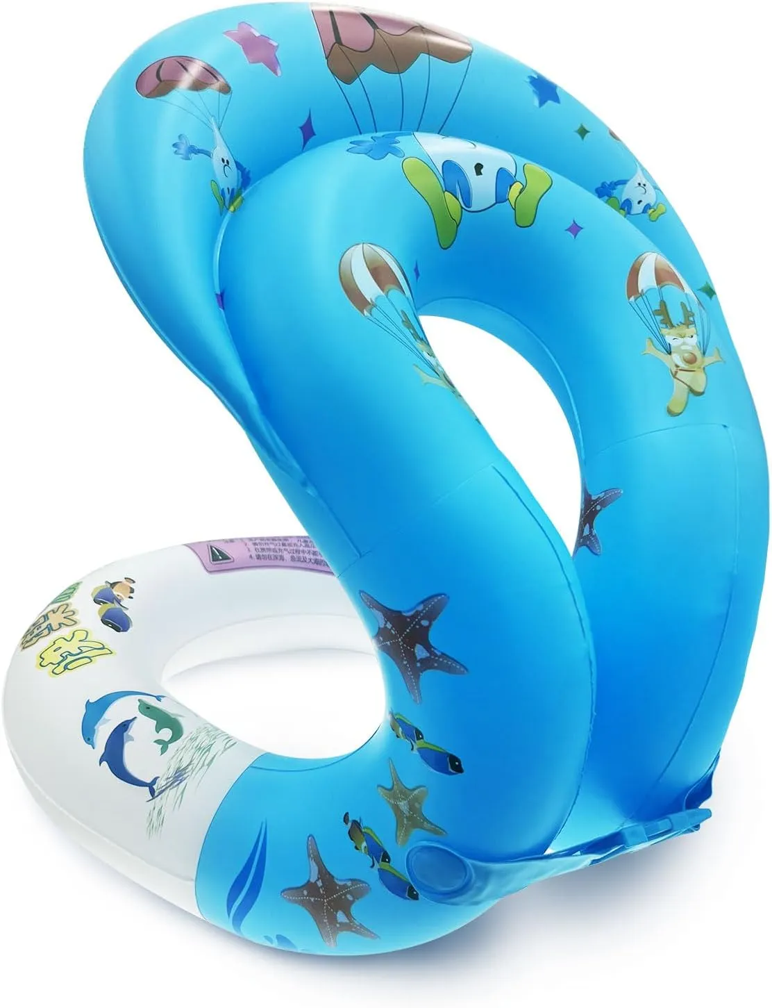 Knoble Swim Vest for Kids 3-12yrs - Portable Inflatable Pool Floats with Adjustable Safety Buckle - Double Surround Air Bag, pink