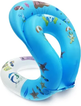 Knoble Swim Vest for Kids 3-12yrs - Portable Inflatable Pool Floats with Adjustable Safety Buckle - Double Surround Air Bag, pink