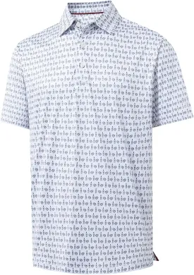 Men' s Golf Shirts Short Sleeve Print Performance Moisture Wicking Dry Fit Golf Polo Shirts for Men Men' s Golf Shirts Short Sleeve Print Performance Moisture Wicking Dry Fit Golf Polo Shirts for Men