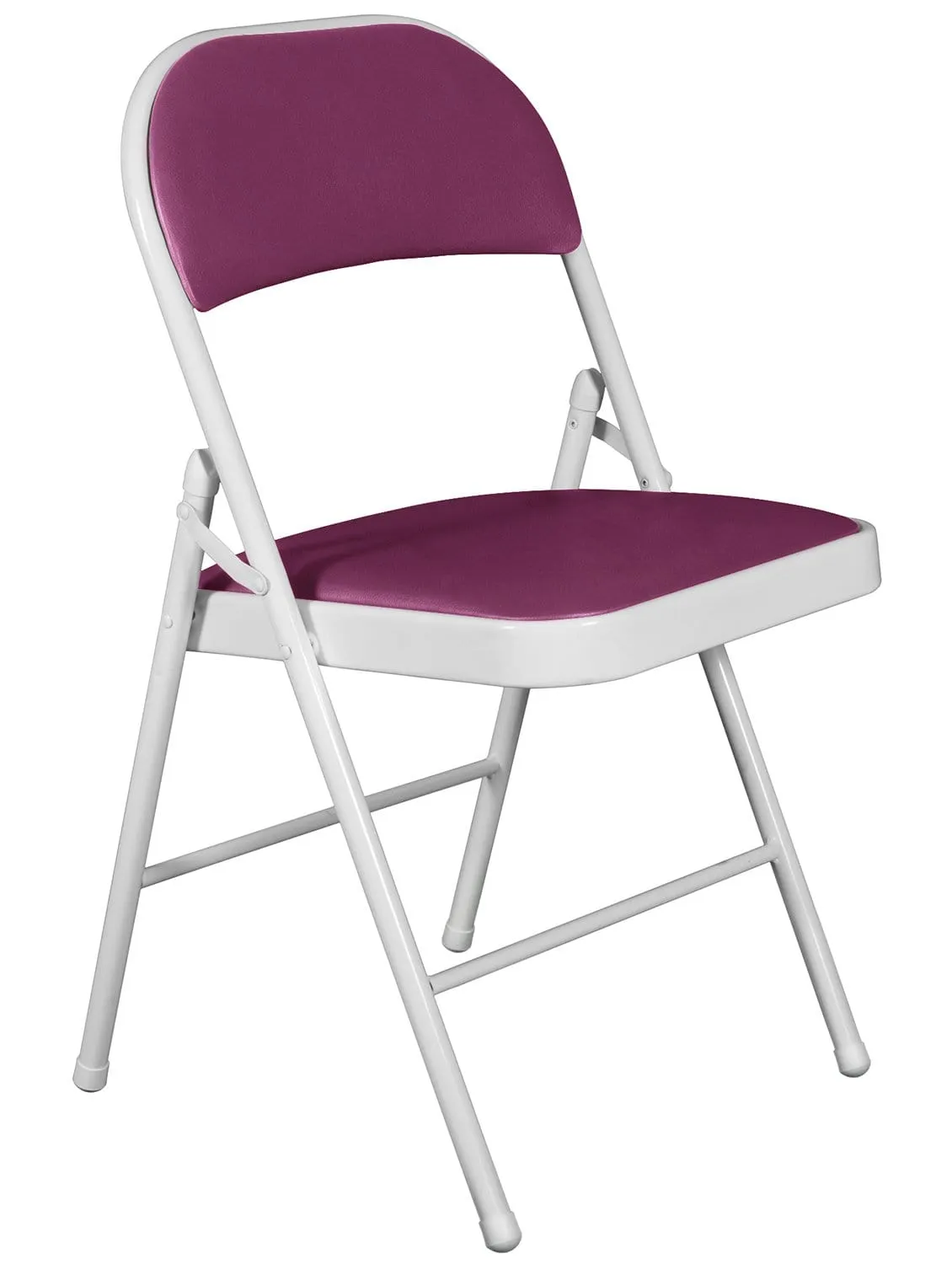 Padded Purple Metal Cafe /Kitchen/ Garden and Outdoor Folding Chair