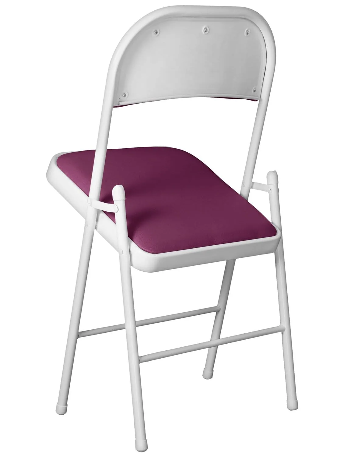 Padded Purple Metal Cafe /Kitchen/ Garden and Outdoor Folding Chair