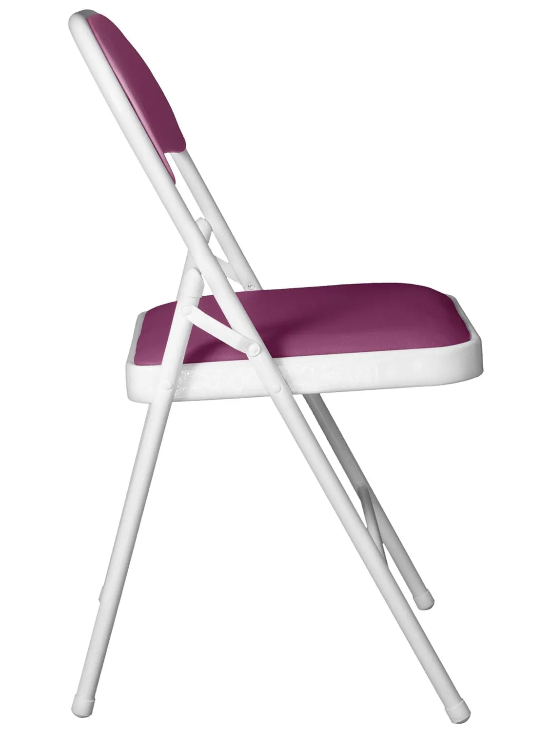 Padded Purple Metal Cafe /Kitchen/ Garden and Outdoor Folding Chair