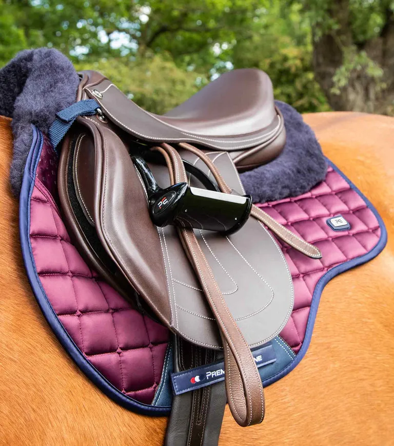Premier Equine Capella Close Contact Merino Wool GP/Jump Square Saddle Pad