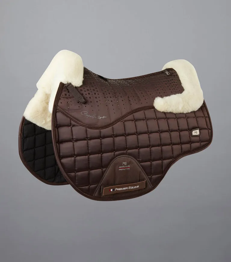 Premier Equine Capella Close Contact Merino Wool GP/Jump Square Saddle Pad