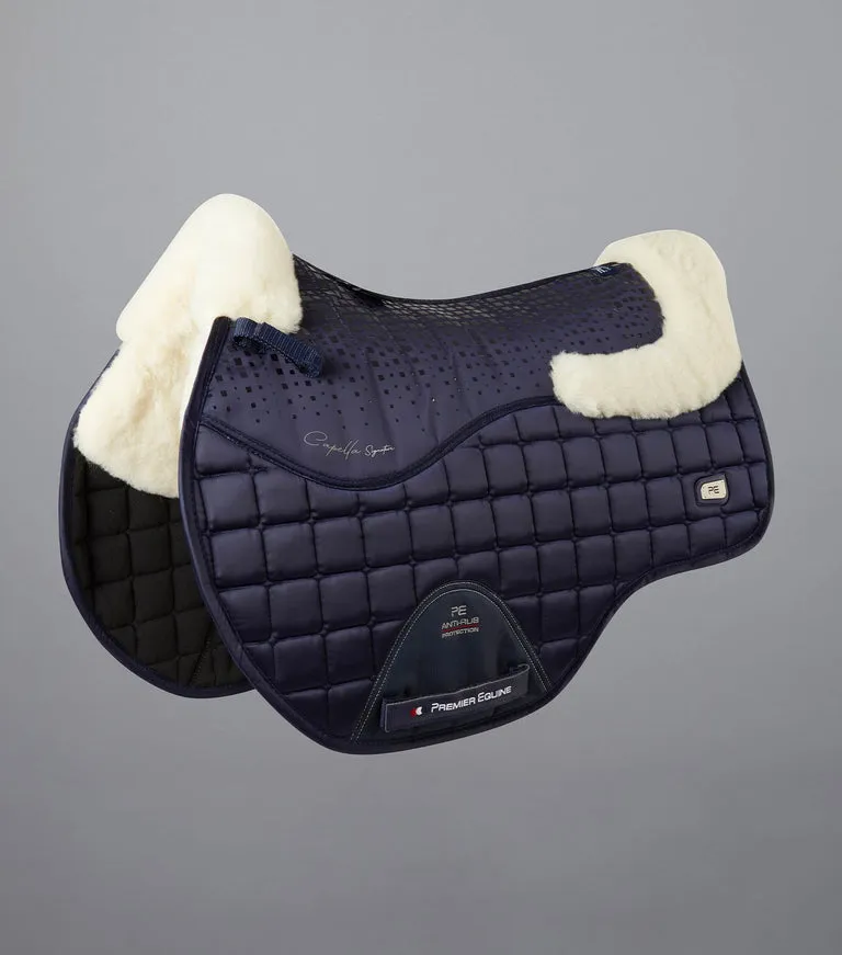 Premier Equine Capella Close Contact Merino Wool GP/Jump Square Saddle Pad