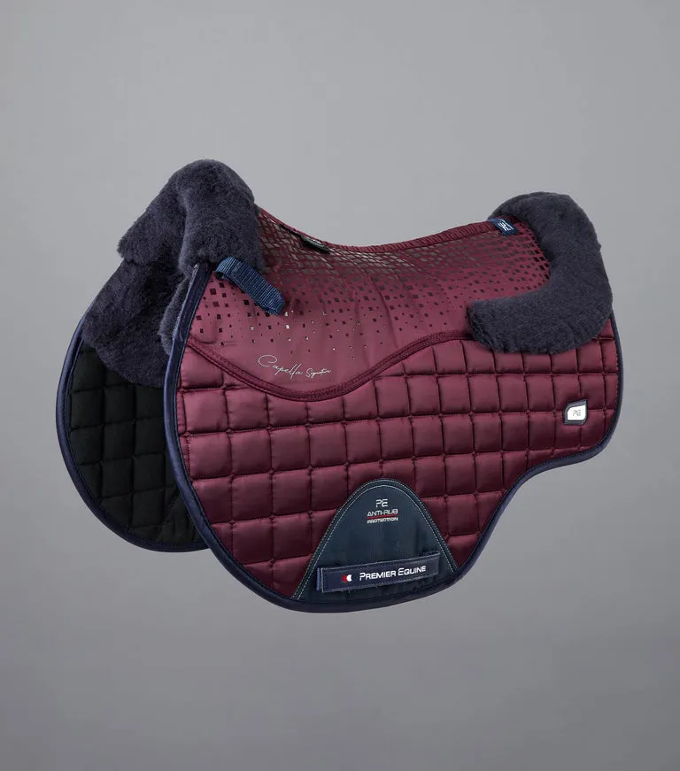 Premier Equine Capella Close Contact Merino Wool GP/Jump Square Saddle Pad