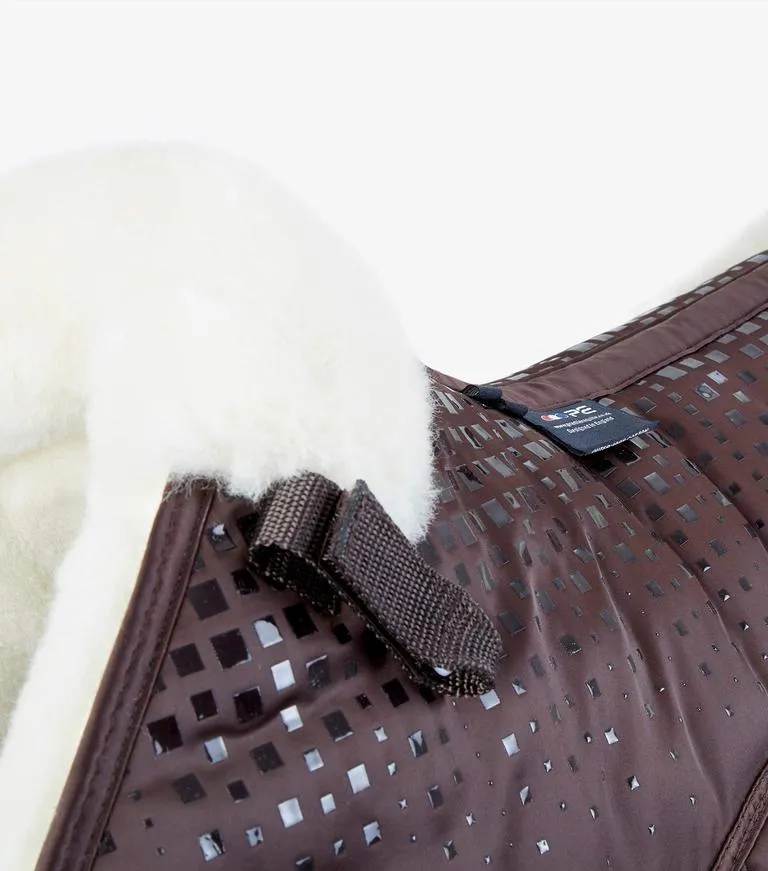 Premier Equine Capella Close Contact Merino Wool GP/Jump Square Saddle Pad