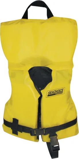 Seachoice 86500 Type III Life Jacket - Adjustable General Purpose Vest, Bright Yellow, Infant - up to 30 Pounds