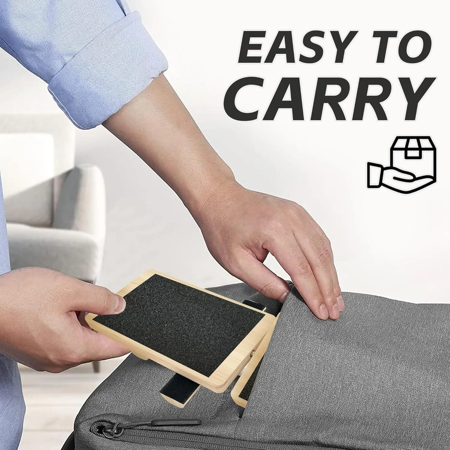 Single Leg Balance Sprained Ankles Board Board for Foot Strengthening, Plantar Fasciitis Relief, Stability Exercises, Posture Correction, and Physical Therapy. Anti-Slip Wobble Board
