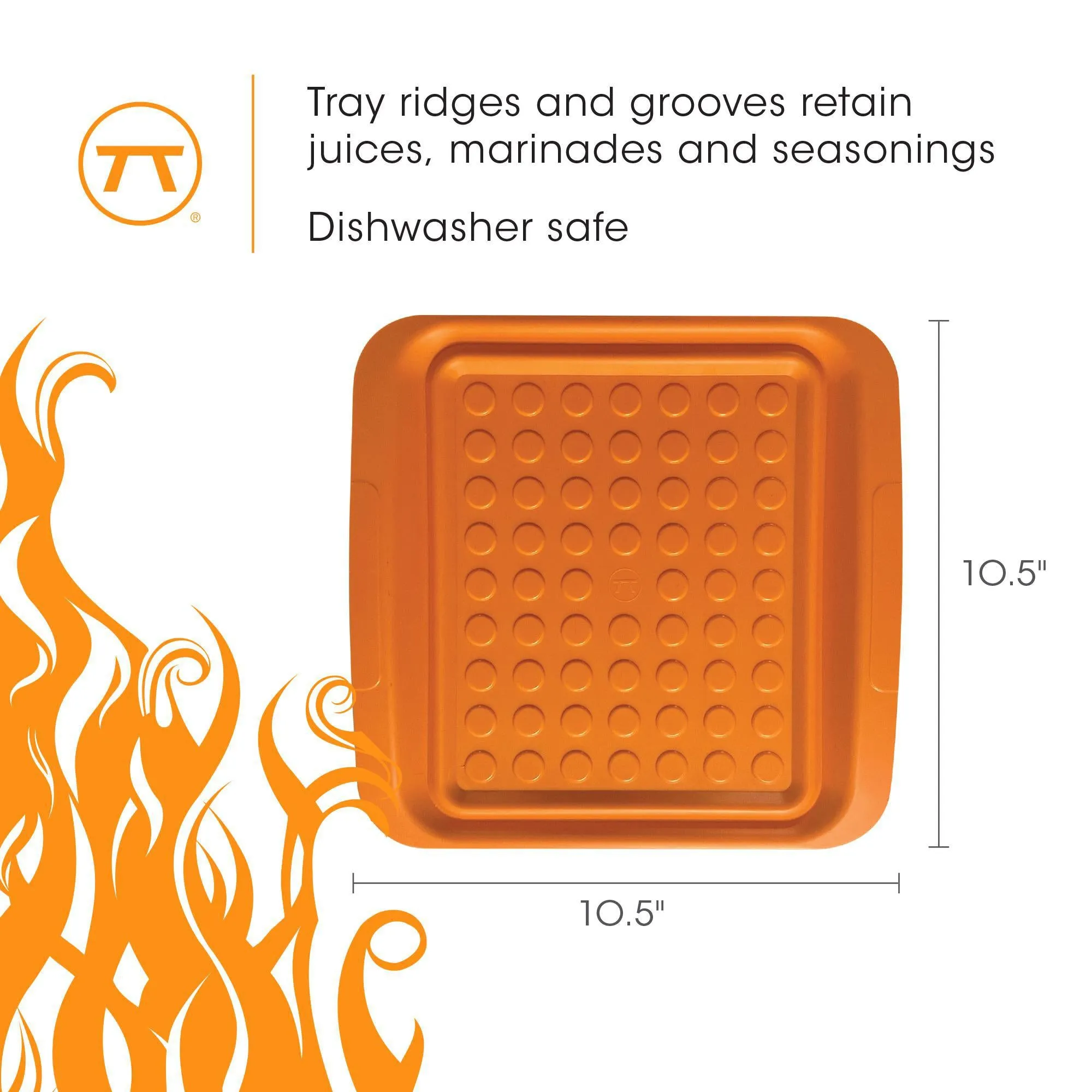 Small BBQ Prep Trays (Set of 2)