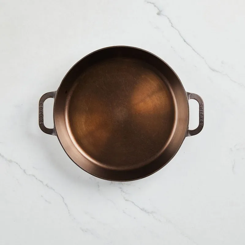 Smithey Ironware Co. No.14 Cast Iron Dual Handle Skillet