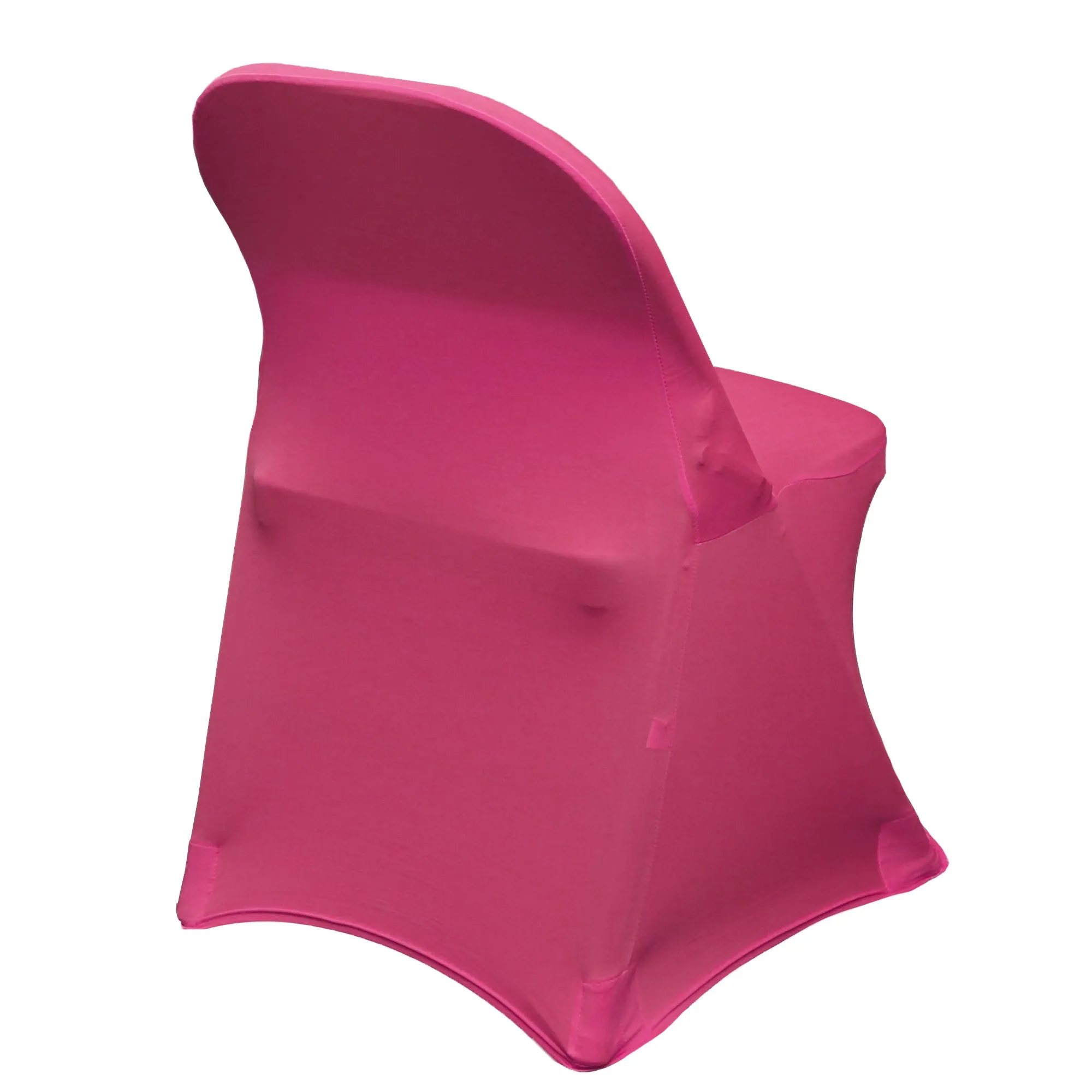 Stretch Spandex Folding Chair Cover Fuchsia