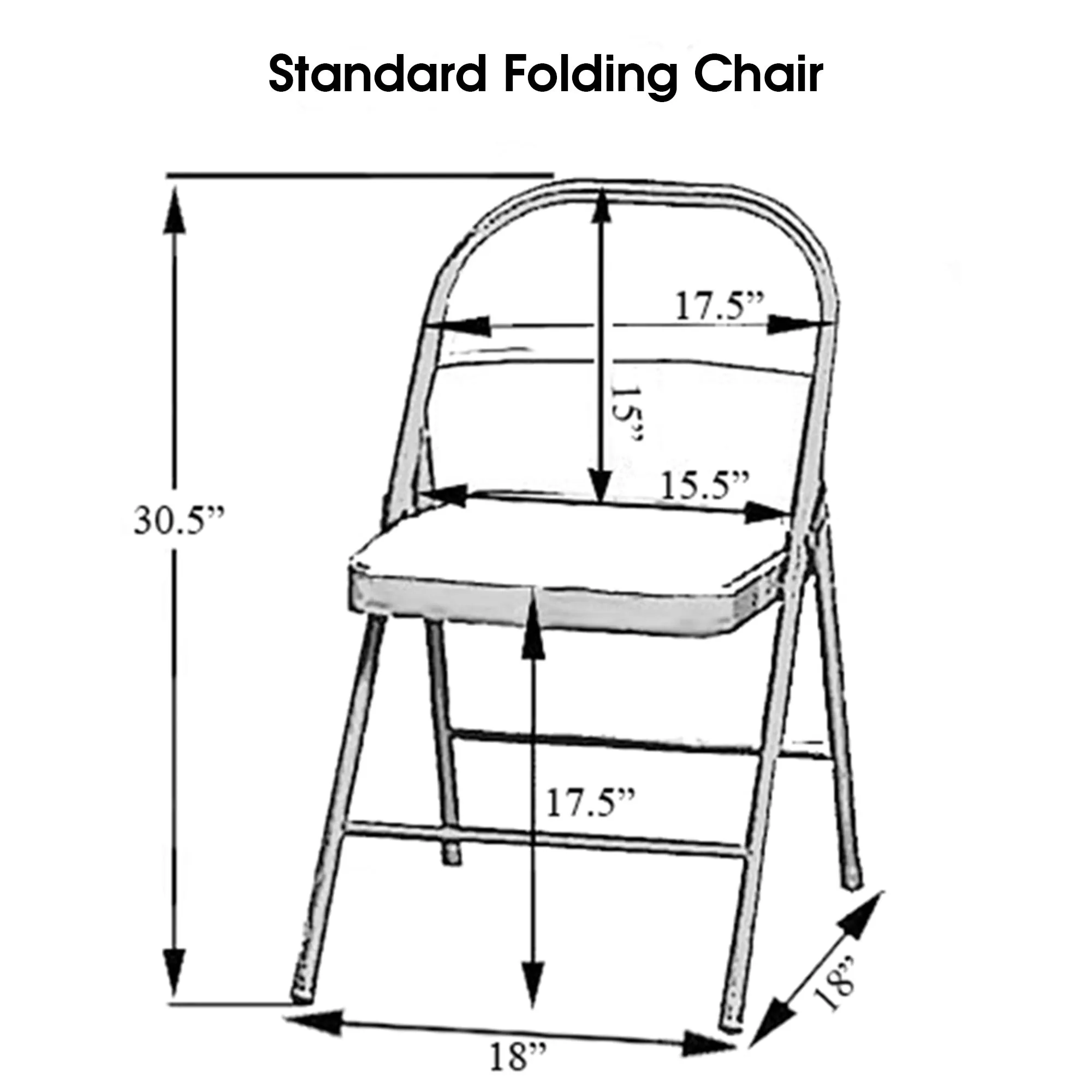 Stretch Spandex Folding Chair Cover Fuchsia