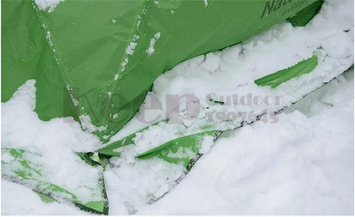 Tent 2 Person Couple Travel Camping Rainproof Tent With Footprint Snow Skirt Anti Snow